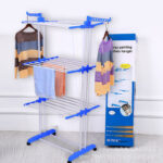 3-Layer Folding Drying Rack with Wheels - Your Ultimate Laundry Companion