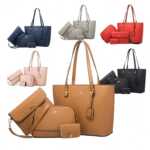 4-Piece Classic Ladies Handbag Set