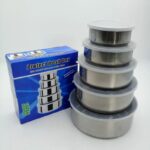 5-Piece Set of Stainless Steel Containers